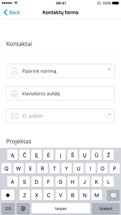 Lietuviška klaviatūra „Alt plusShift“ Schermata dell'app