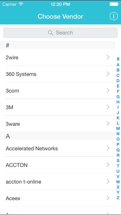 WiFi & Router Password Finder 2: Default passwords App screenshot #1