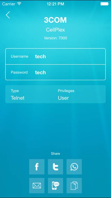 WiFi & Router Password Finder 2: Default passwords Schermata dell'app #2