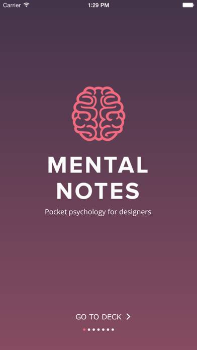 Mental Notes App screenshot #1