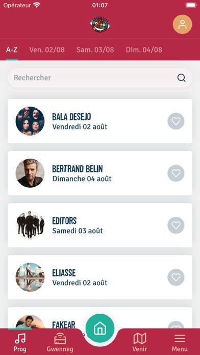 Festival du Bout du Monde App screenshot #2