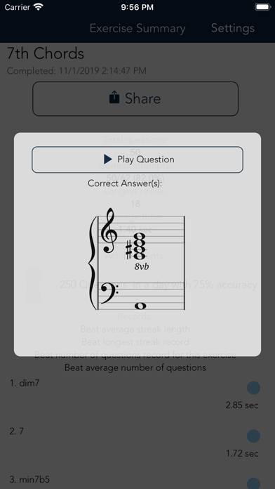 Harmonomics Ear Training Capture d'écran de l'application #5