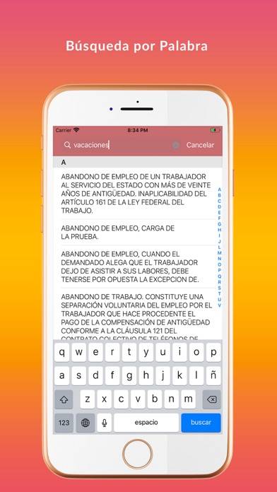 I-Lex Jurisprudencia Laboral App screenshot #3