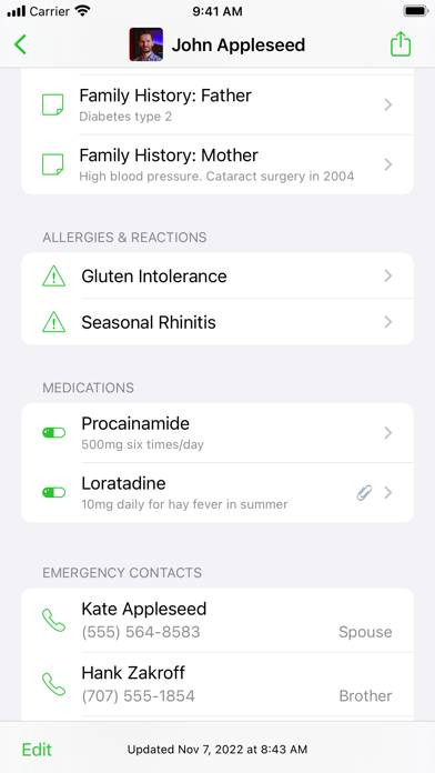 Medical ID Records App screenshot #5