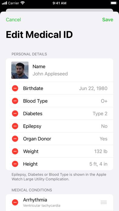 Medical ID Records App screenshot #6