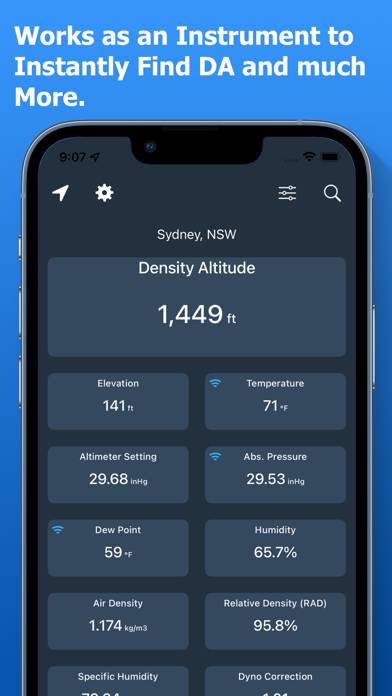 Density Altitude plus Uygulama ekran görüntüsü #2