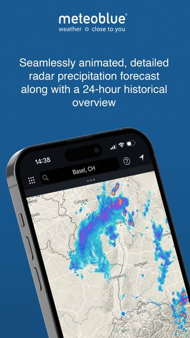 Meteoblue weather & maps Скриншот приложения #4