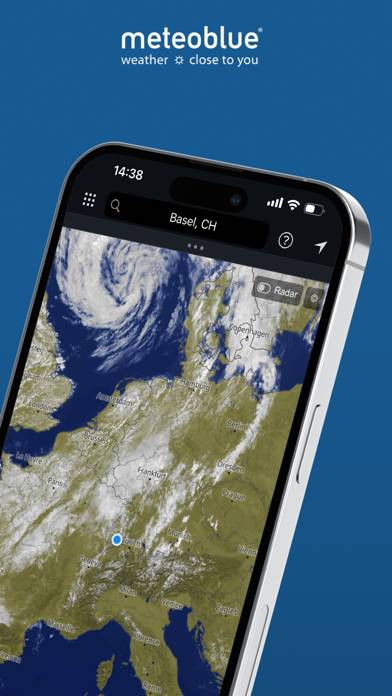 Meteoblue weather & maps Captura de pantalla de la aplicación #5