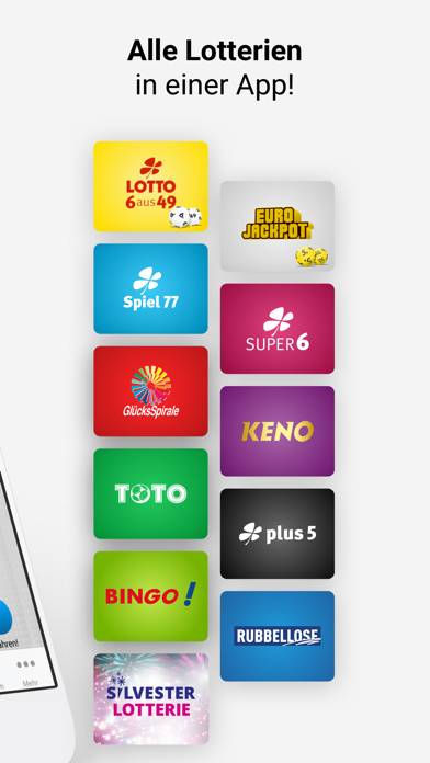 Eurojackpot und LOTTO spielen App-Screenshot #2