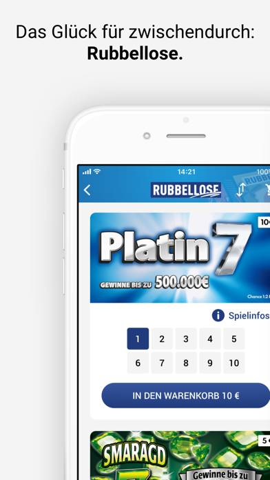 Eurojackpot und LOTTO spielen App-Screenshot #3