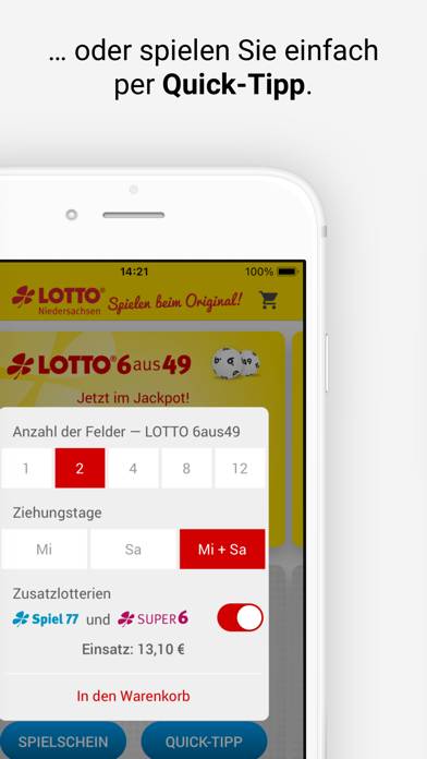 Eurojackpot und LOTTO spielen App-Screenshot #5