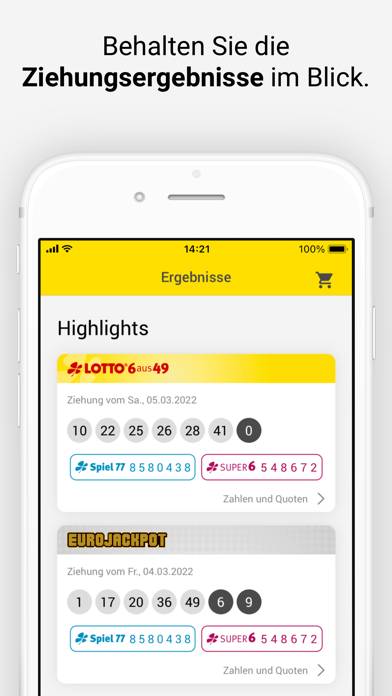 Eurojackpot und LOTTO spielen App-Screenshot #6
