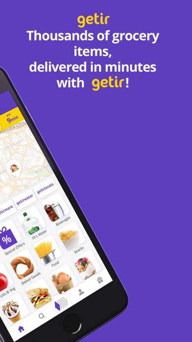 Getir: groceries in minutes Schermata dell'app #2