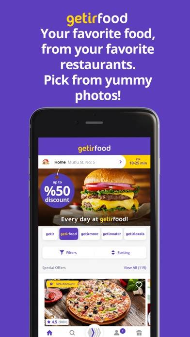 Getir: groceries in minutes Uygulama ekran görüntüsü #3