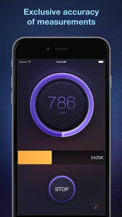 Lux Meter Captura de pantalla de la aplicación #1