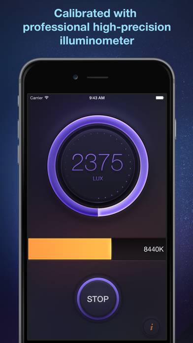Lux Meter Captura de pantalla de la aplicación #2