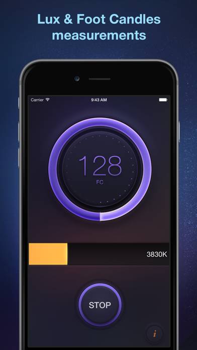 Lux Meter Captura de pantalla de la aplicación #3