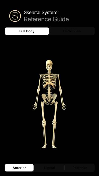 Human Skeleton Reference Guide App screenshot #1