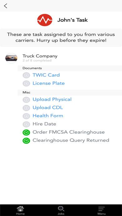 Driver Pulse by Tenstreet App screenshot
