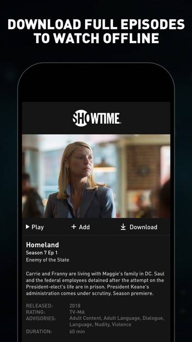 Showtime App screenshot #4