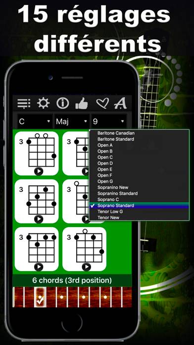 Ukulele Chords Compass capture d'écran