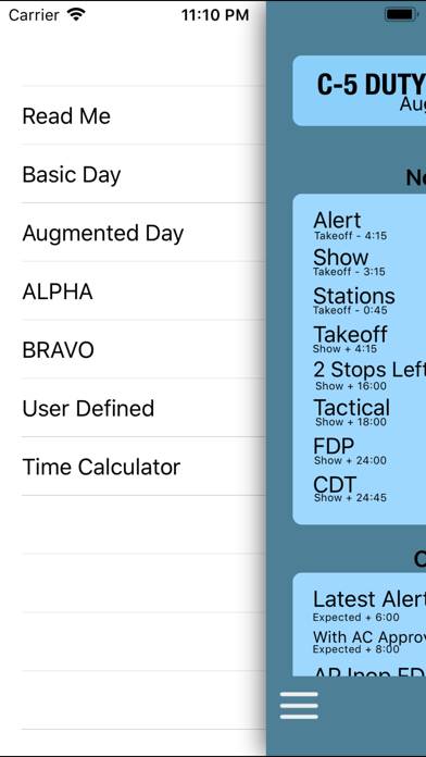 C-5 Duty Day Calc App screenshot #3