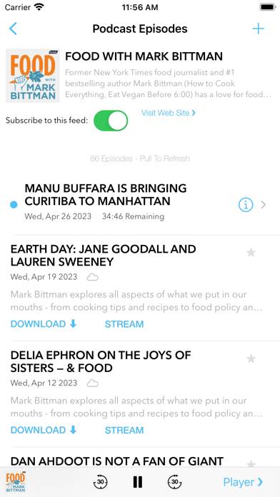 SkipCast: Podcast Player App screenshot