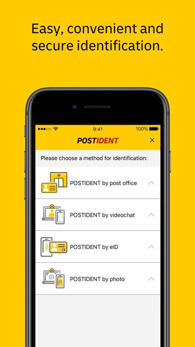 Postident App-Screenshot #1