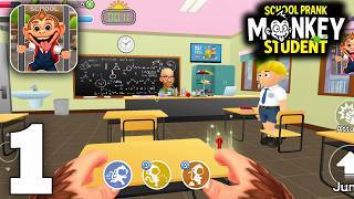 Monkey Student: School Prank screenshot