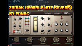 Zodiak Gemini Plate Reverb skärmdump