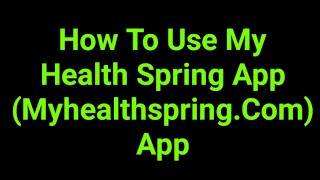 myHealthSpring screenshot