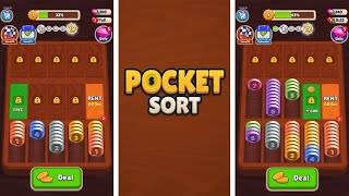 Pocket Sort: Coin Merge Puzzle immagine dello schermo