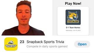 Snapback Sports Trivia screenshot