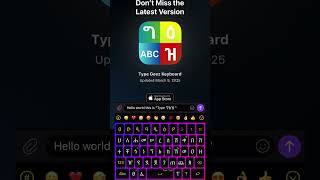 Type Geez Keyboard skärmdump