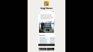 Kagi News skärmdump