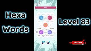 Hexa Words: Sort Associations screenshot