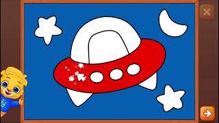 Rita och måla – spel för barn skärmdump