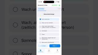 Anamnesomat Bildschirmfoto