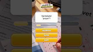 Högskoleprovet Ord skärmdump