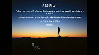 RSS-Filter – News Feed Reader screenshot