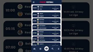 Tudo Football skärmdump