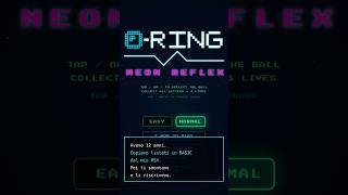 O-RING: Neon Reflex immagine dello schermo