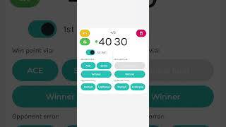Tennis Score Counter skärmdump